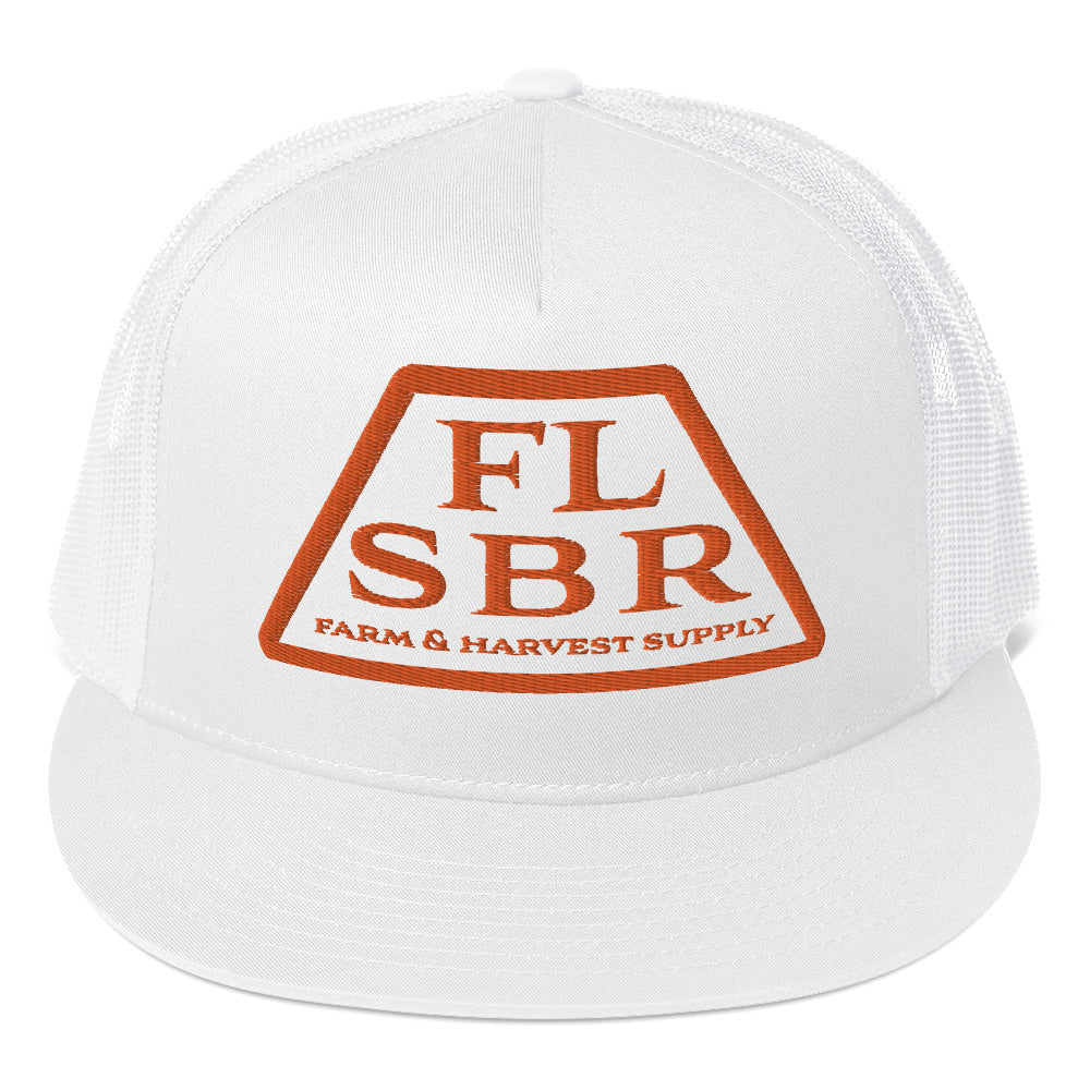 FL SBR Yupoong 6006 Flat Bill Trucker Hat