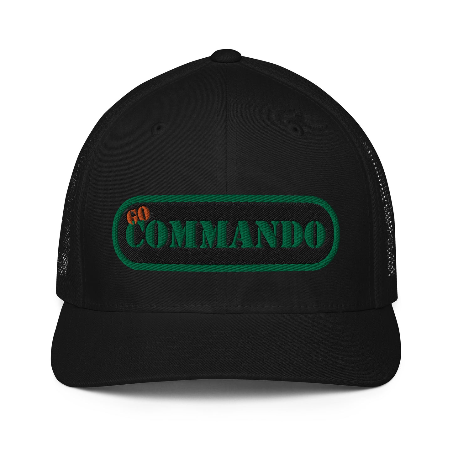 GO COMMANDO Flexfit 6511 Trucker Hat