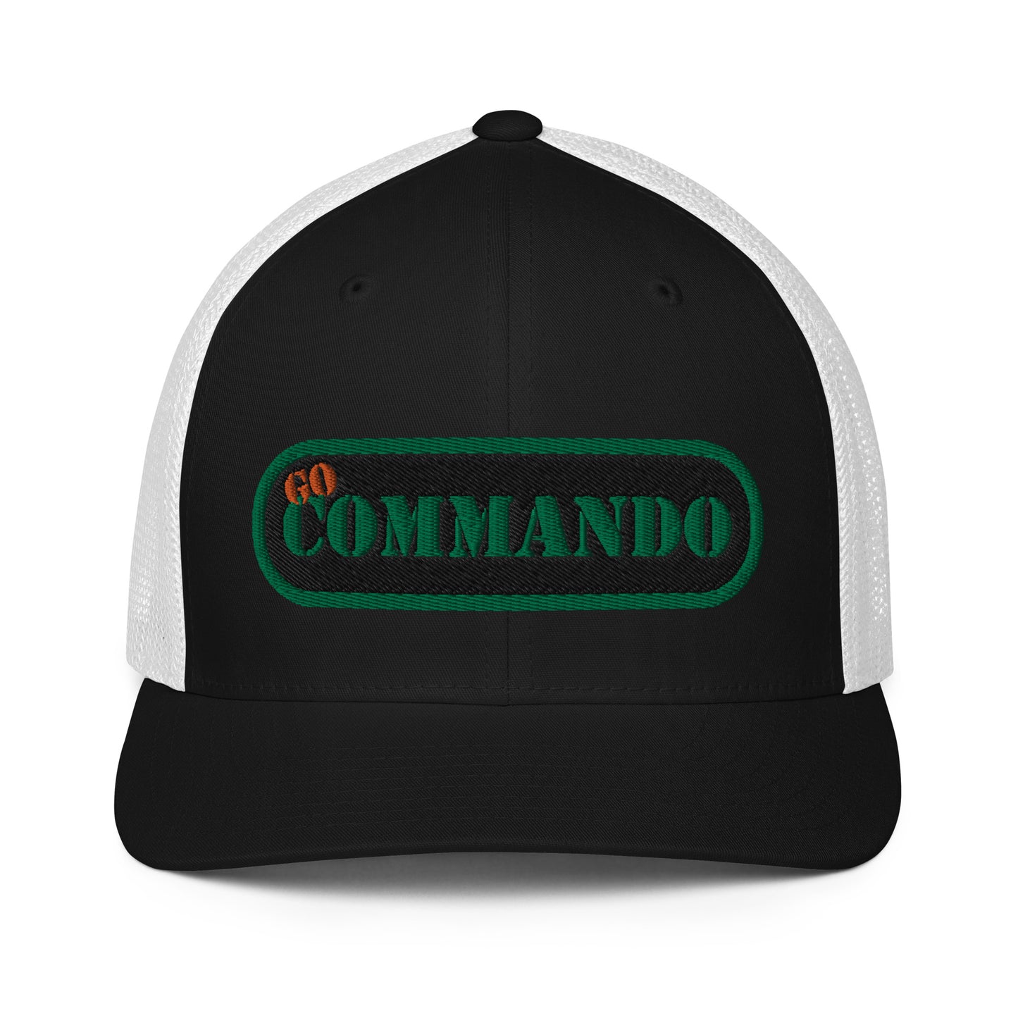 GO COMMANDO Flexfit 6511 Trucker Hat