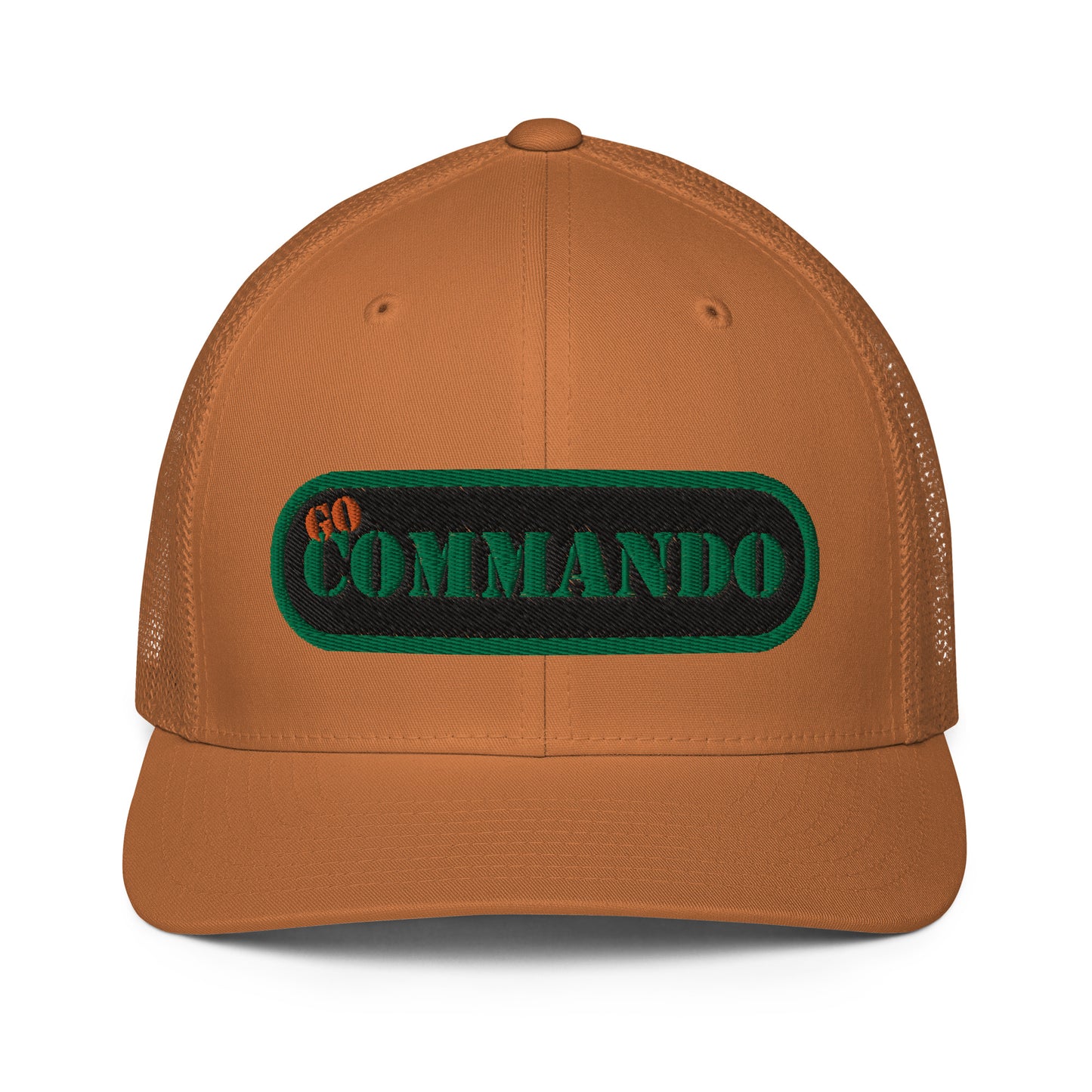 GO COMMANDO Flexfit 6511 Trucker Hat