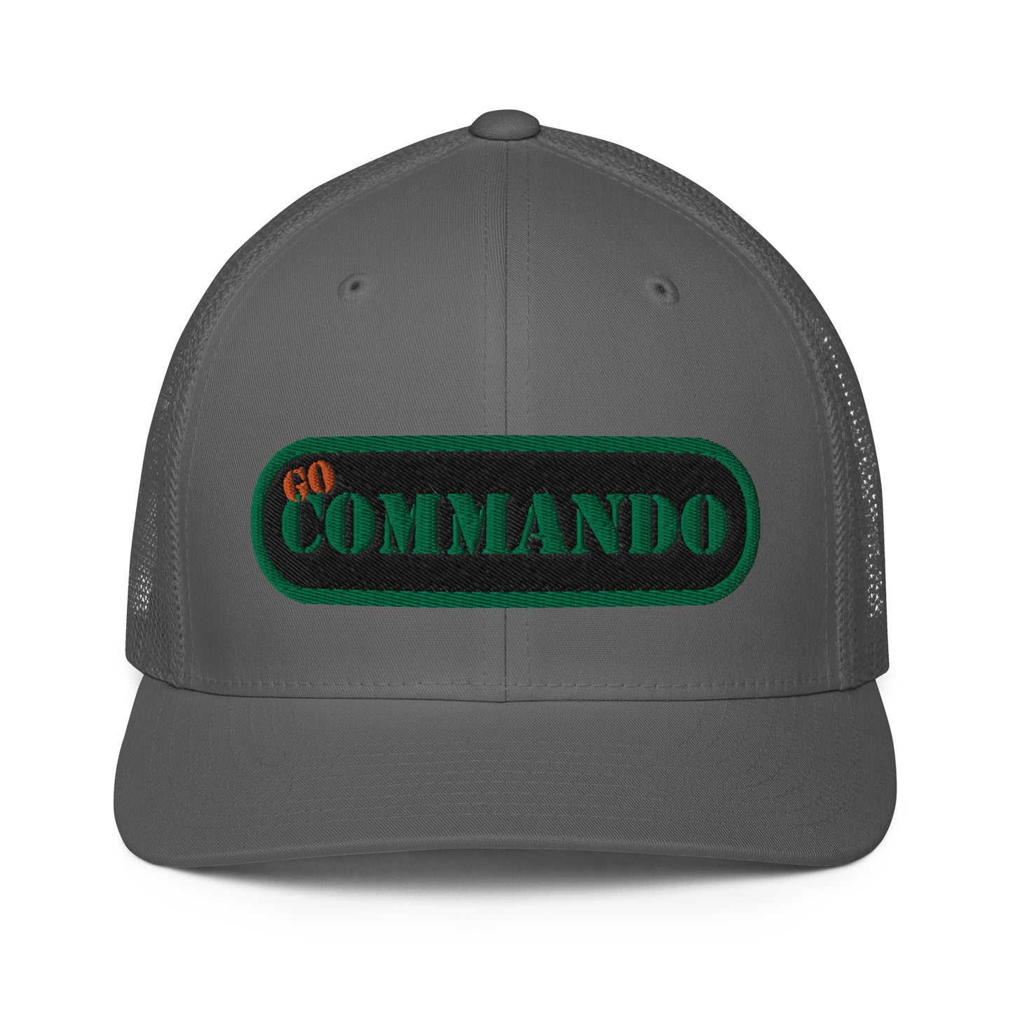 GO COMMANDO Flexfit 6511 Trucker Hat