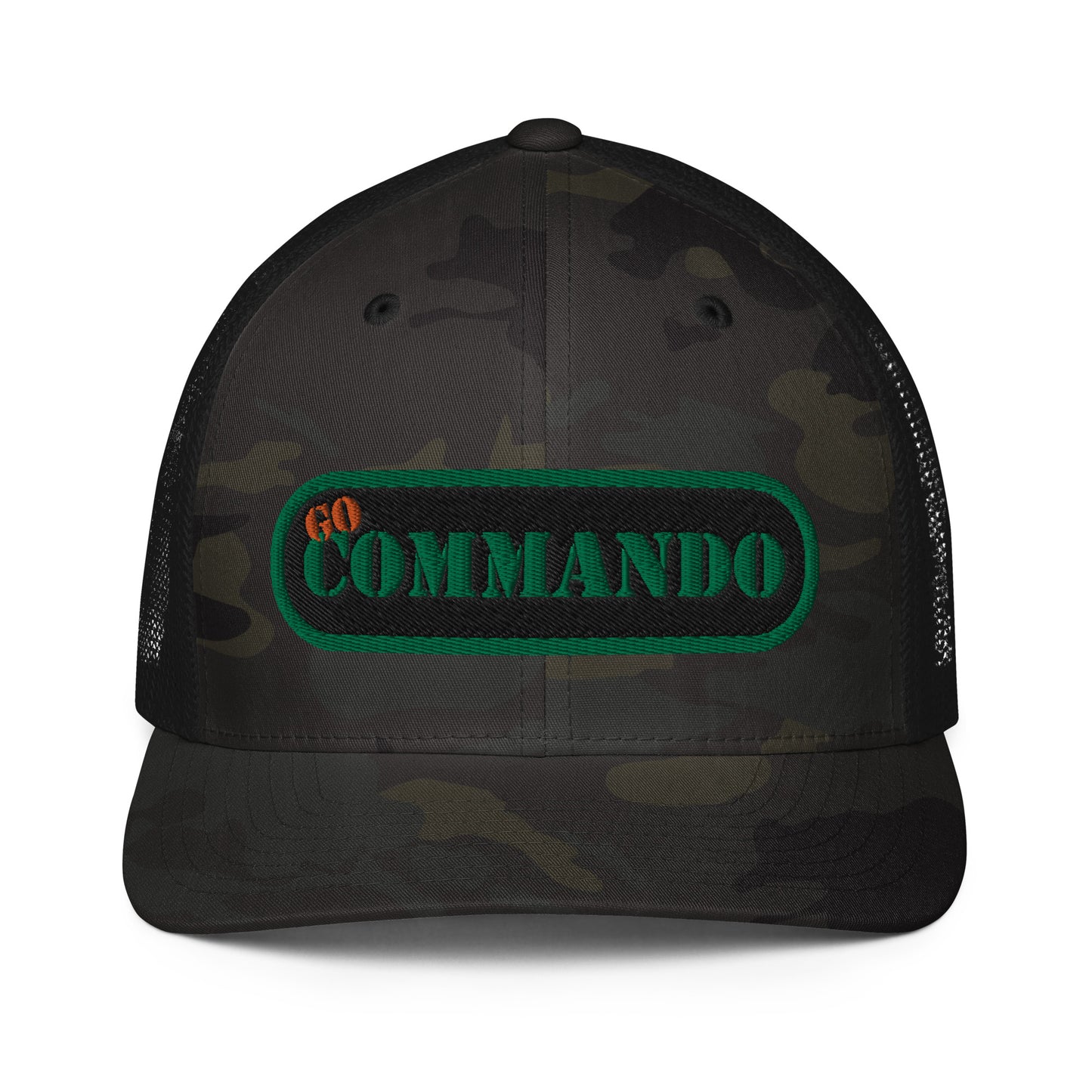 GO COMMANDO Flexfit 6511 Trucker Hat