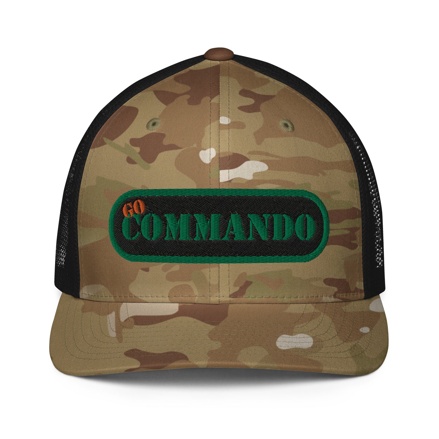 GO COMMANDO Flexfit 6511 Trucker Hat