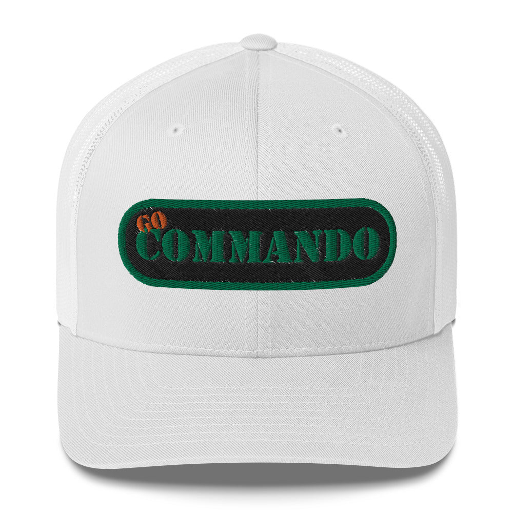 GO COMMANDO Yupoong Snapback Trucker Hat