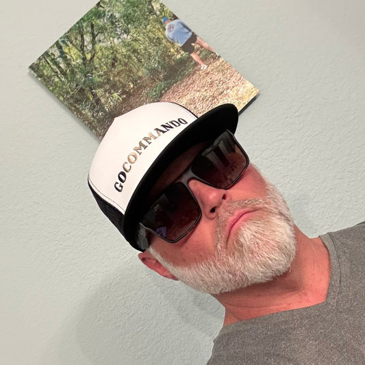 GOCOMMANDO Camo Yupoong 6006 Flat Bill Trucker Hat